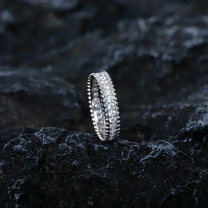 [Regalia Jewelry]PERLEE DIAMOND SILVER RING