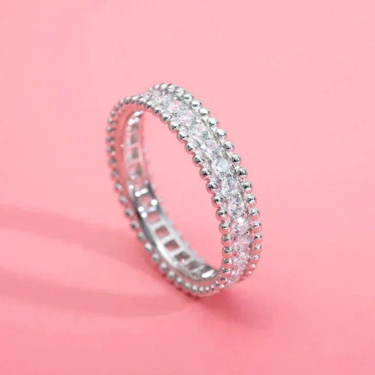 [Regalia Jewelry]PERLEE DIAMOND SILVER RING