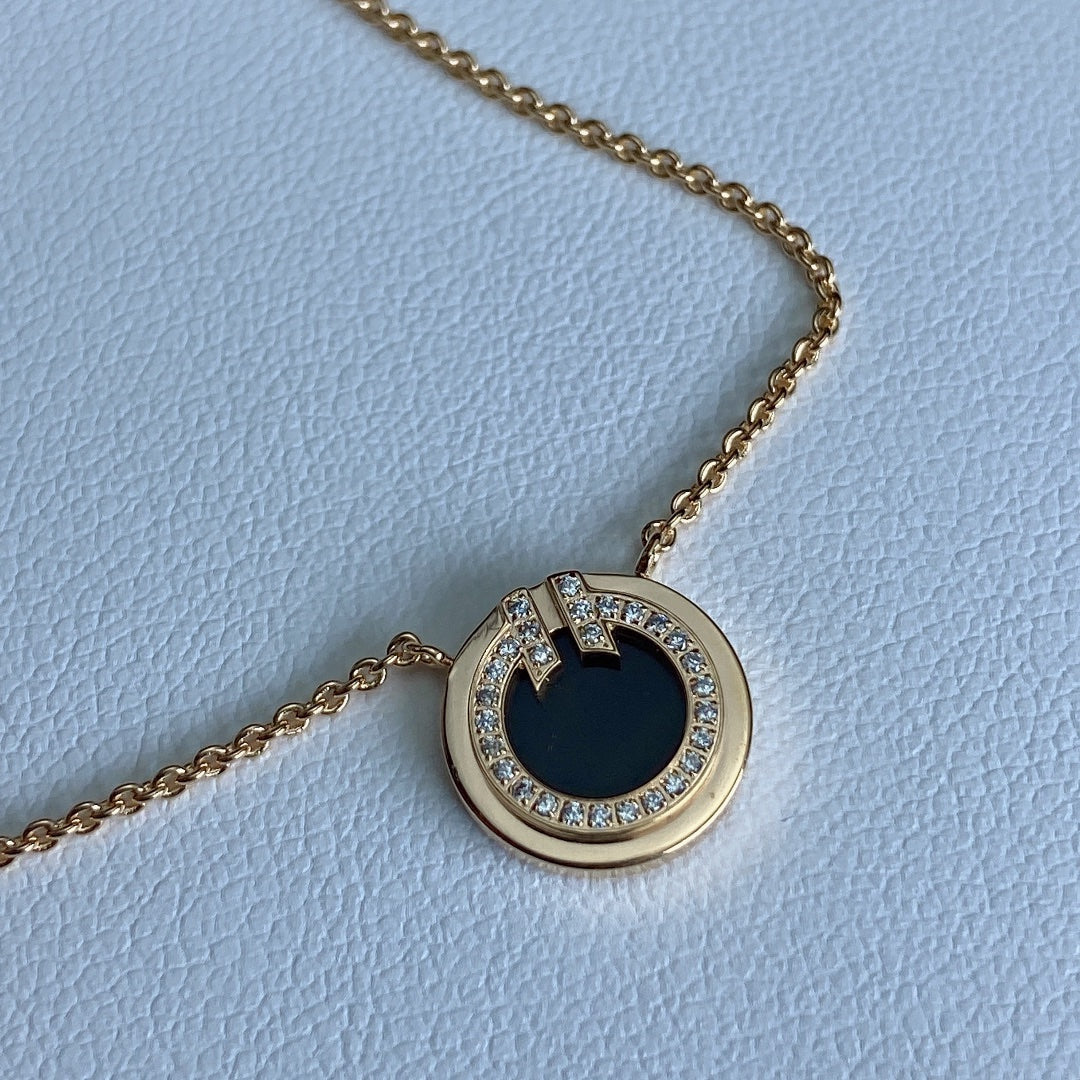[Regalia Jewels]T DIAMOND CIRCLE PEDANT NECKLACE