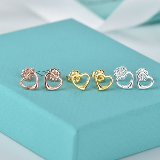 [Regalia Jewels]OPEN HEART STUD EARRINGS