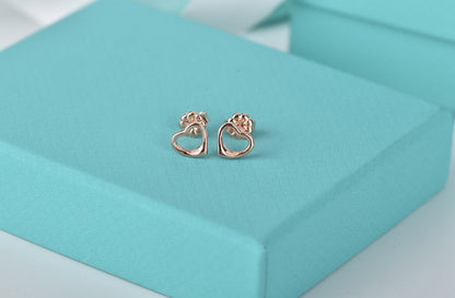 [Regalia Jewels]OPEN HEART STUD EARRINGS