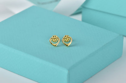 [Regalia Jewels]OPEN HEART STUD EARRINGS