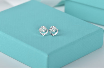 [Regalia Jewels]OPEN HEART STUD EARRINGS