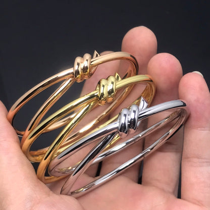 [Regalia Jewels]KNOT DOUBLE ROWS BRACELET