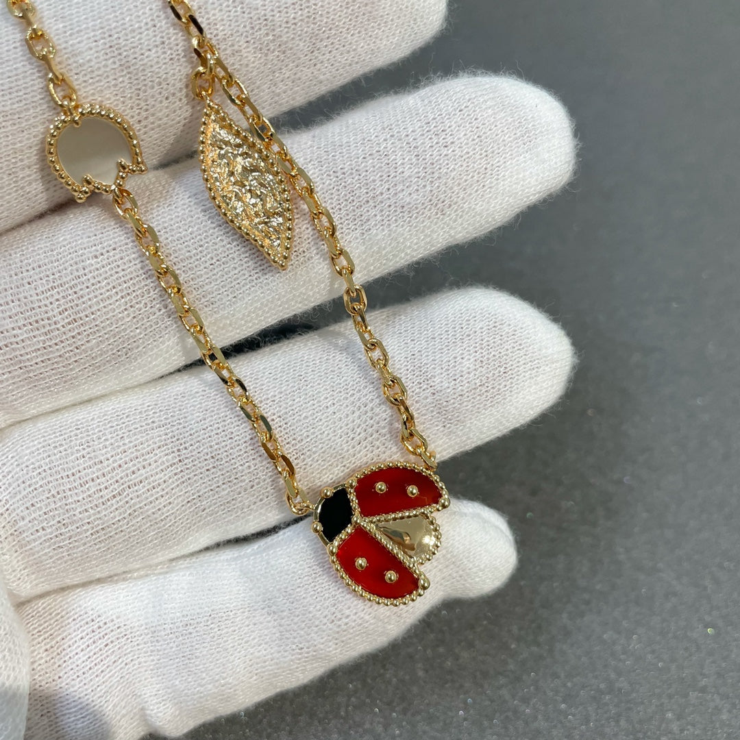 [Regalia Jewelry]LUCKY SPRING 15 MOTIFS GOLD NECKLACE