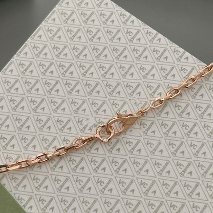 [Regalia Jewelry]LUCKY SPRING 15 MOTIFS ROSE GOLD NECKLACE