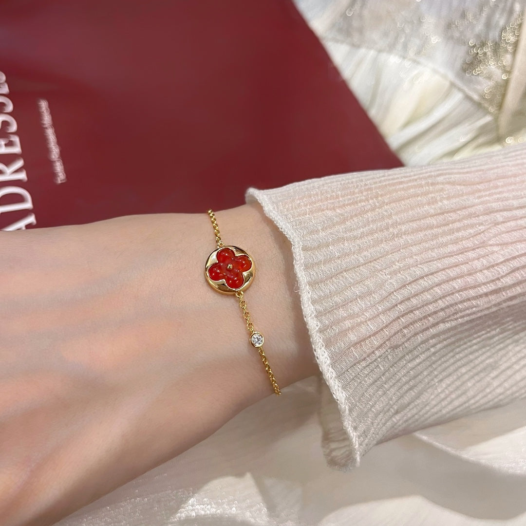 [Regalia Jewelry]SUN PEDANT CARNELIAN BRACELET