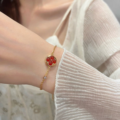 [Regalia Jewelry]SUN PEDANT CARNELIAN BRACELET