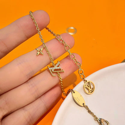 [Regalia Jewelry]LOGO STAR MOTIF GOLD BRACELET