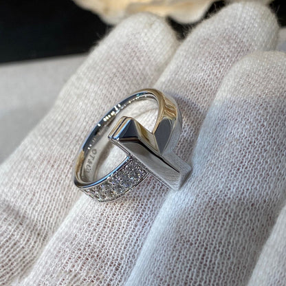 [Regalia Jewels]T WIRE MEDIUM DIAMOND RING