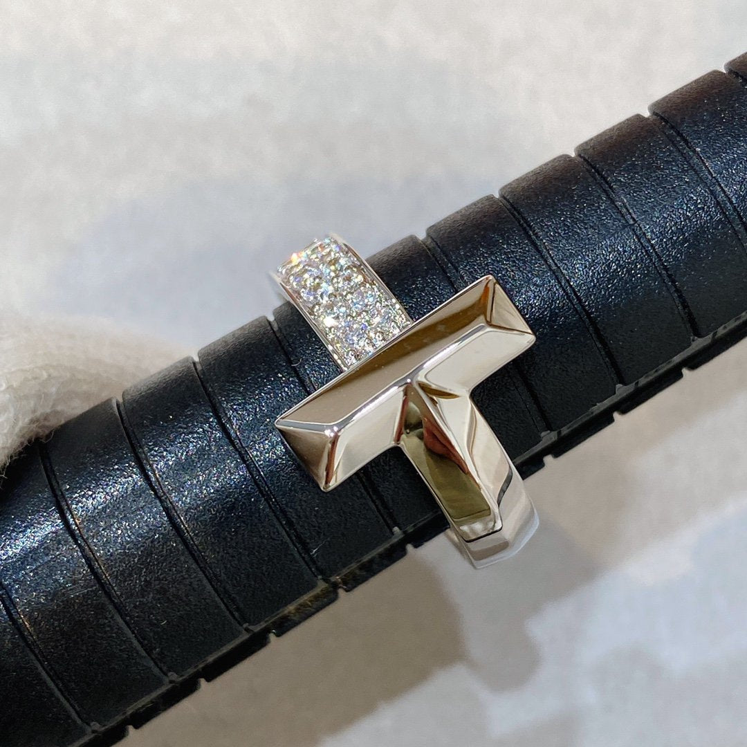 [Regalia Jewels]T WIRE MEDIUM DIAMOND RING