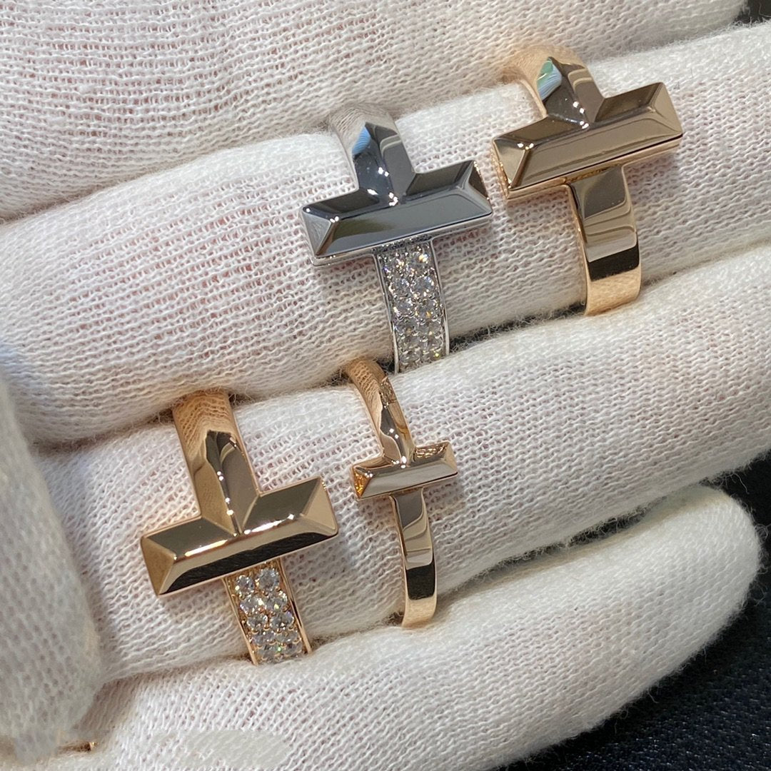 [Regalia Jewels]T WIRE MEDIUM DIAMOND RING
