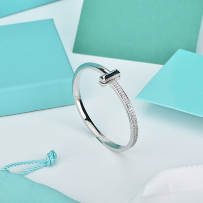[Regalia Jewels]WIDE DIAMONDS HINGED BANGLE