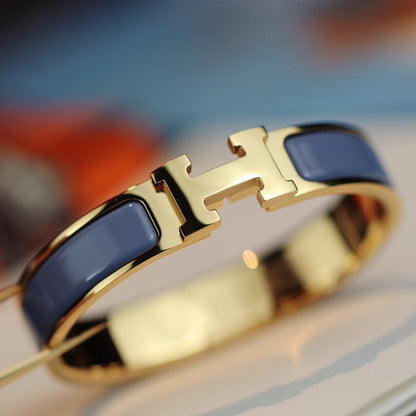 [Regalia Jewelry]H BRACELET 12MM BLUE GRAY