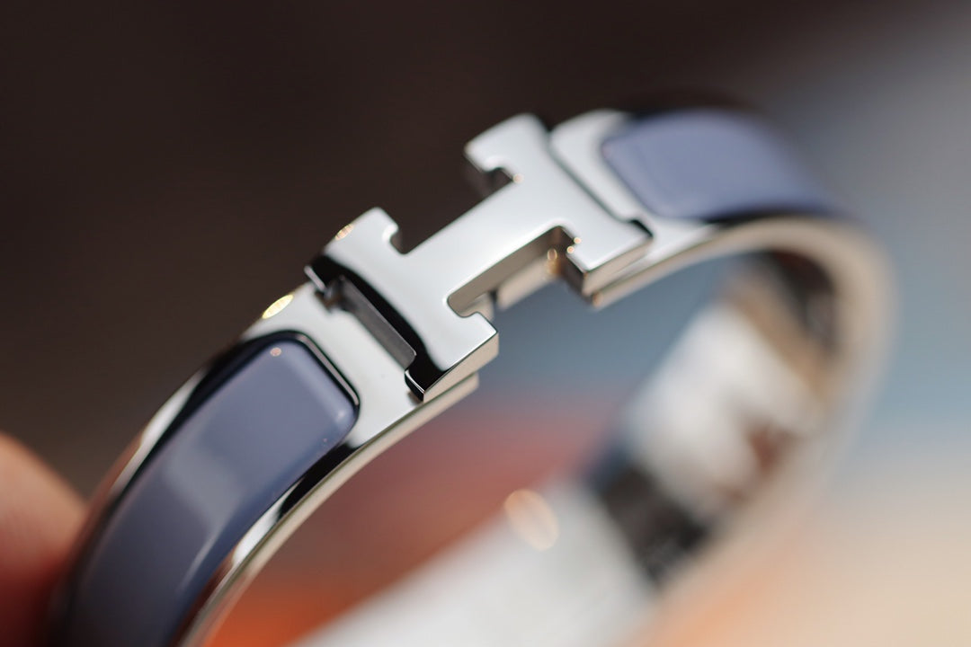 [Regalia Jewelry]H BRACELET 12MM BLUE GRAY