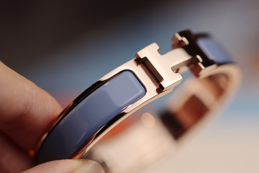 [Regalia Jewelry]H BRACELET 12MM BLUE GRAY