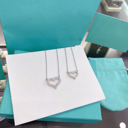 [Regalia Jewels]HEART-SHAPED DIAMOND NECKLACE