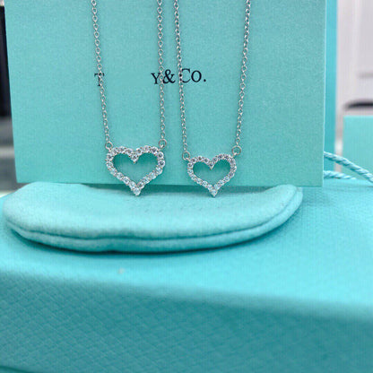 [Regalia Jewels]HEART-SHAPED DIAMOND NECKLACE
