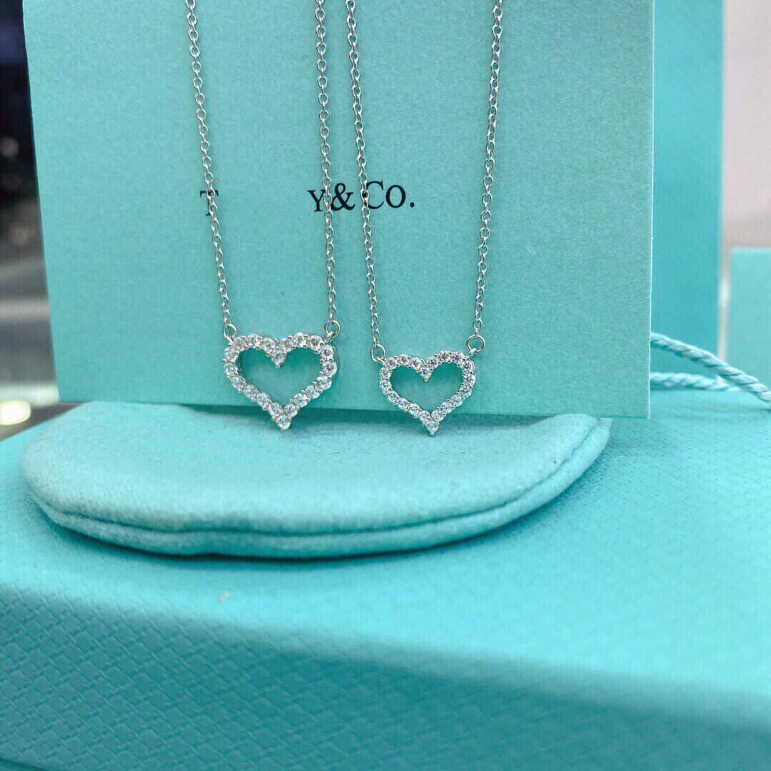 [Regalia Jewels]HEART-SHAPED DIAMOND NECKLACE