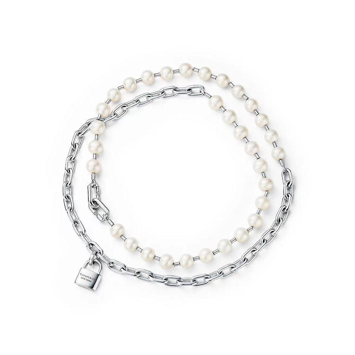 [Regalia Jewels]HARDWEAR PEARL WRAP NECKLACE