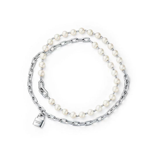 [Regalia Jewels]HARDWEAR PEARL WRAP NECKLACE