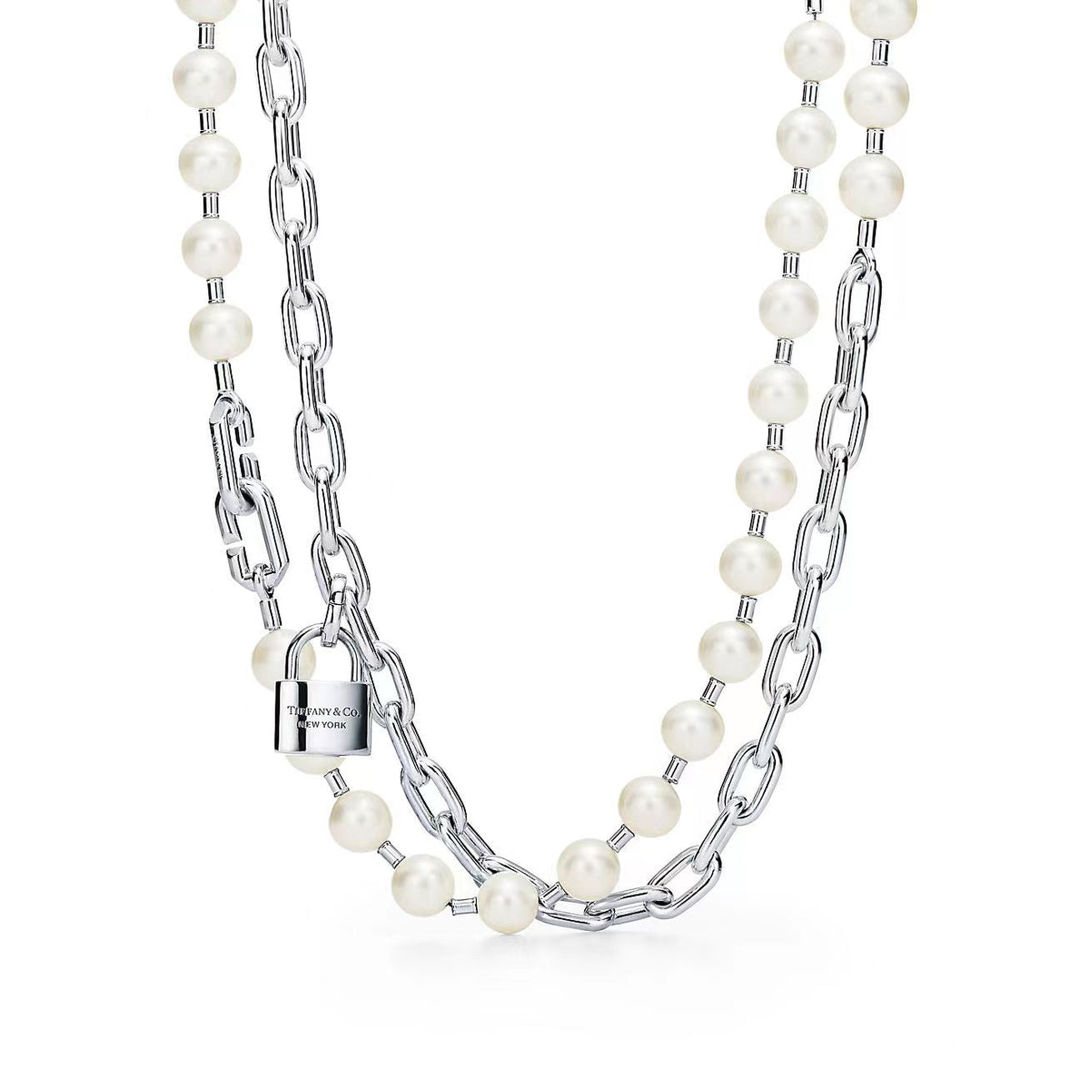 [Regalia Jewels]HARDWEAR PEARL WRAP NECKLACE