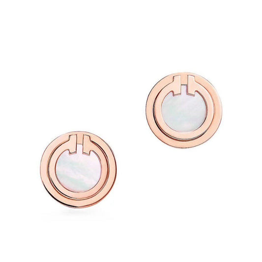 [Regalia Jewels]PEARL CIRCLE EARRINGS MOTHER