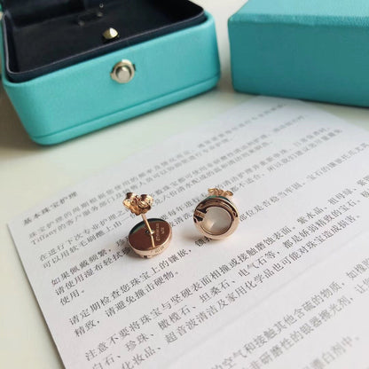 [Regalia Jewels]PEARL CIRCLE EARRINGS MOTHER