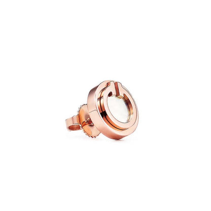 [Regalia Jewels]PEARL CIRCLE EARRINGS MOTHER