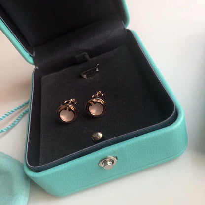 [Regalia Jewels]PEARL CIRCLE EARRINGS MOTHER