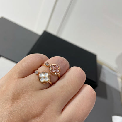 [Regalia Jewelry]SUN 1 DIAMOND PINK MOP RING