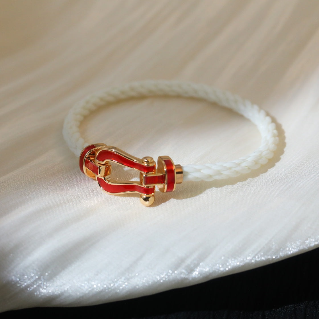 [Regalia Jewelry]FORCE 10 WHITE TEXTILE DIAMOND PAVED