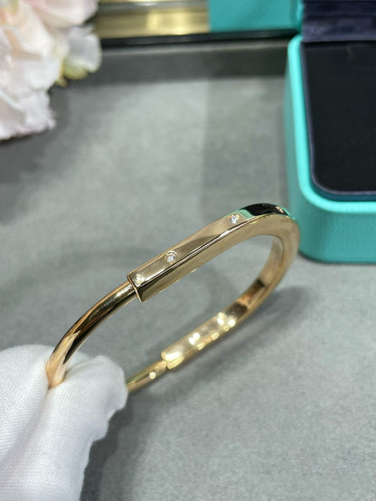 [Regalia Jewels]LOCK BRACELET 8 DIAMOND