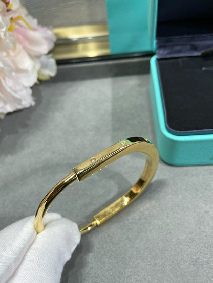 [Regalia Jewels]LOCK BRACELET 8 DIAMOND