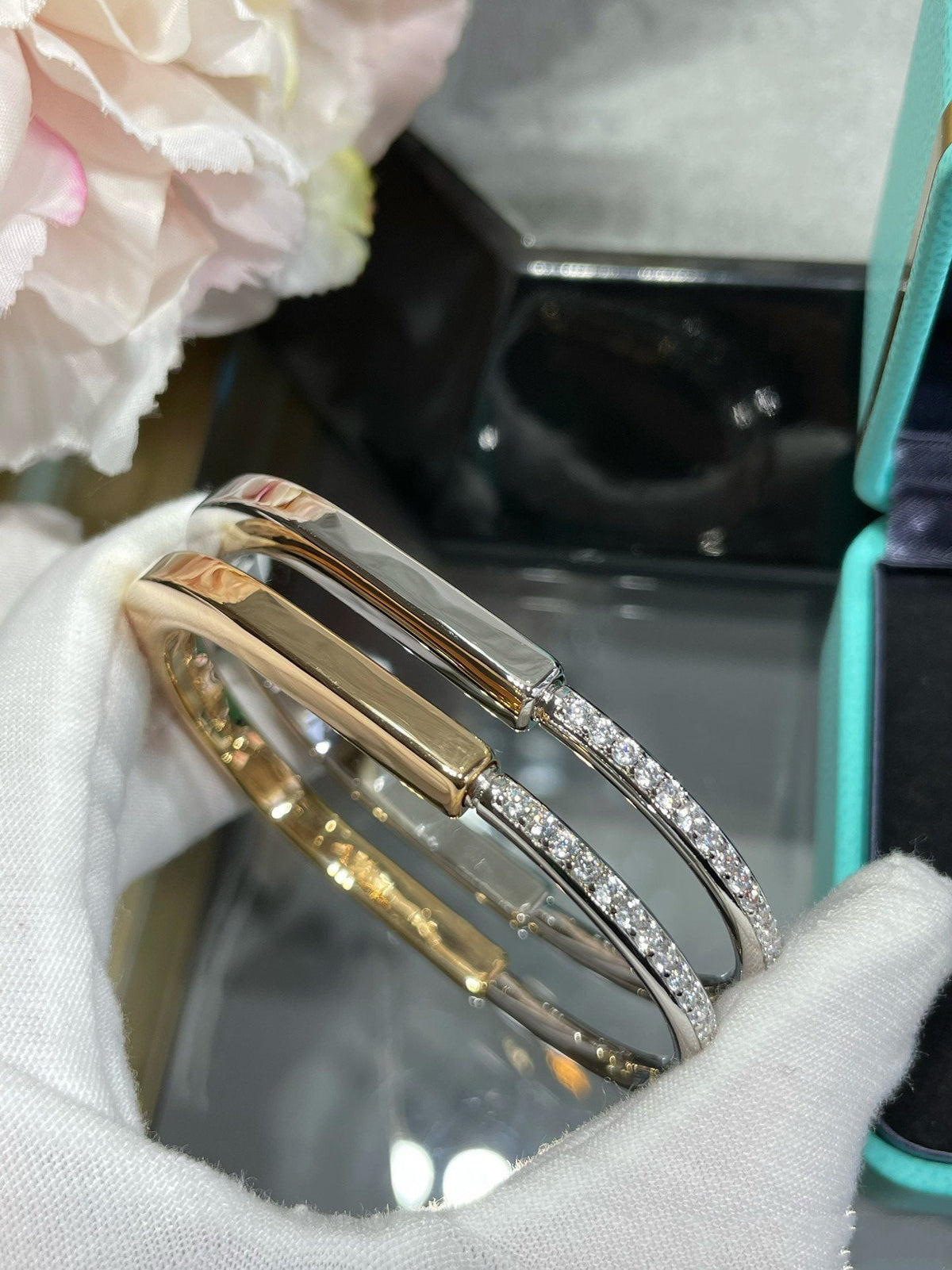 [Regalia Jewels]LOCK BRACELET DIAMOND