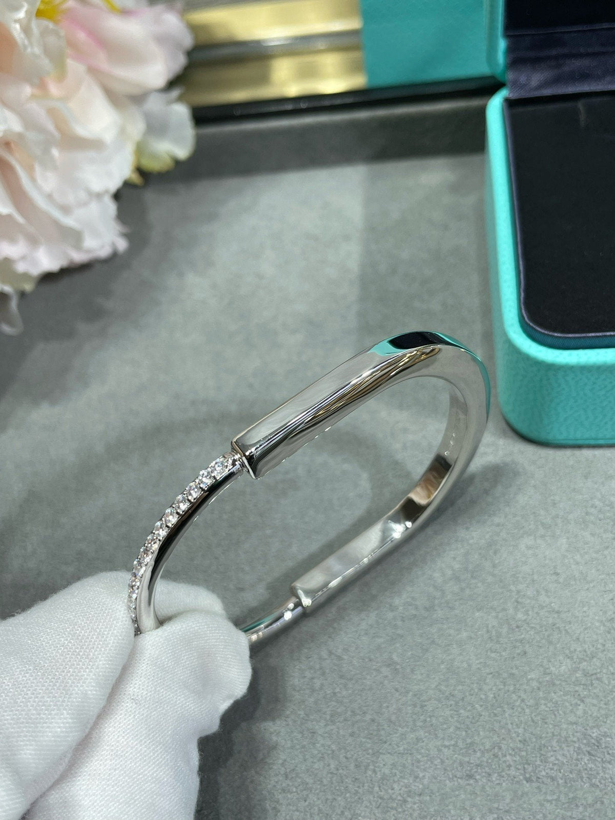 [Regalia Jewels]LOCK BRACELET DIAMOND