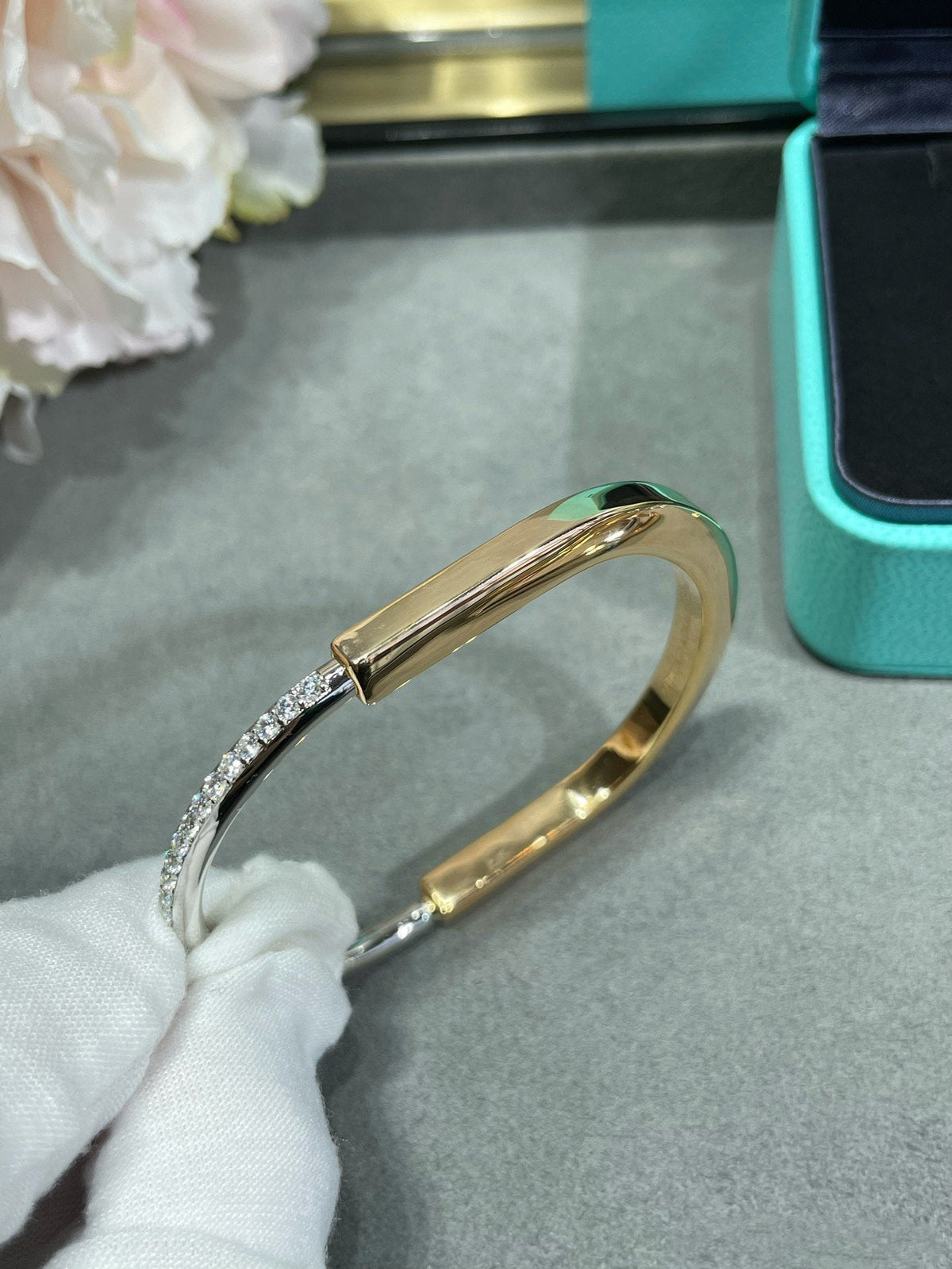 [Regalia Jewels]LOCK BRACELET DIAMOND