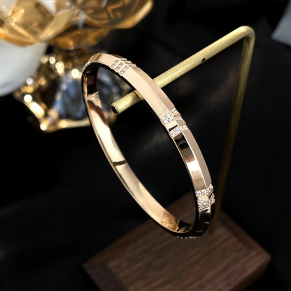[Regalia Jewels]ATLAS BRACELET 6MM DIAMOND PINK GOLD