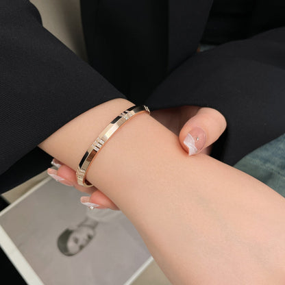 [Regalia Jewels]ATLAS BRACELET 6MM DIAMOND PINK GOLD
