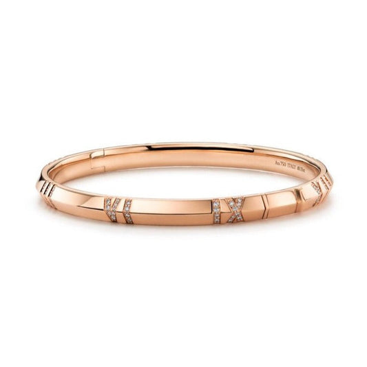 [Regalia Jewels]ATLAS BRACELET 6MM DIAMOND PINK GOLD
