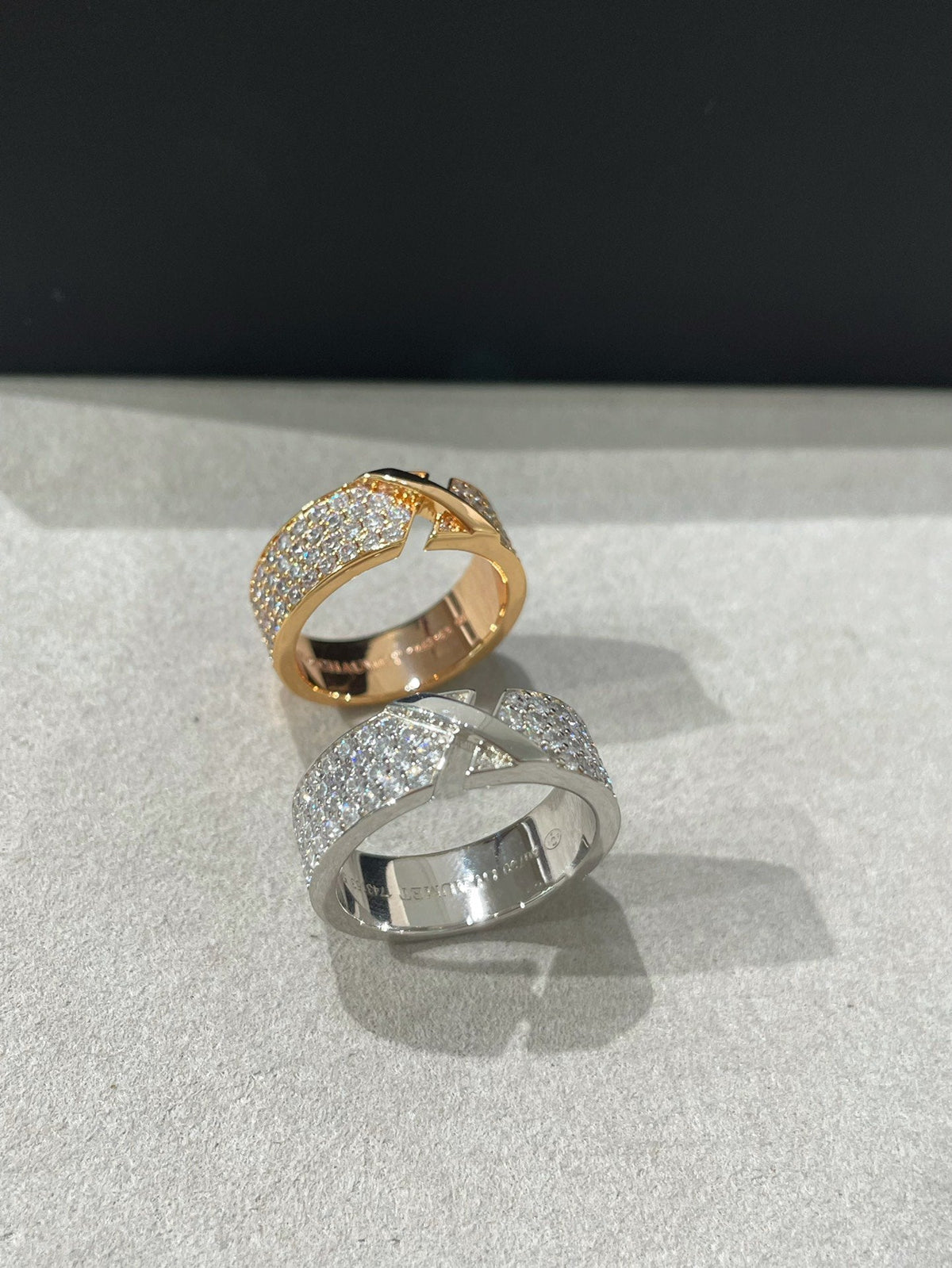 [Regalia Jewelry]LIENS EVIDENCE  DIAMOND PAVED RING