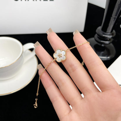 [Regalia Jewelry]LUCKY SPRING ROSE GOLD MOP BRACELET