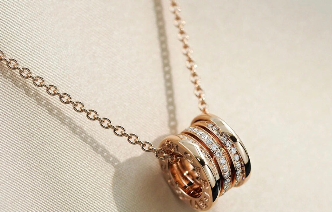[Regalia Jewelry]ZERO 1 PINK GOLD DIAMOND NECKLACE
