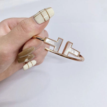 [Regalia Jewels]T WIDE MOP OPEN BRACELET