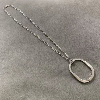 [Regalia Jewels]LOCK DIAMOND NECKLACE