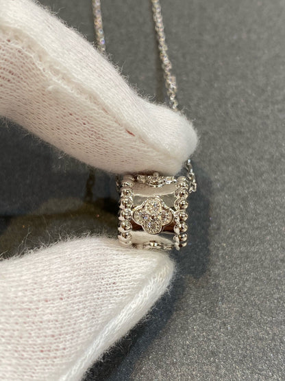[Regalia Jewelry]PERLEE PEDANT SIVLER DIAMOND NECKLACE