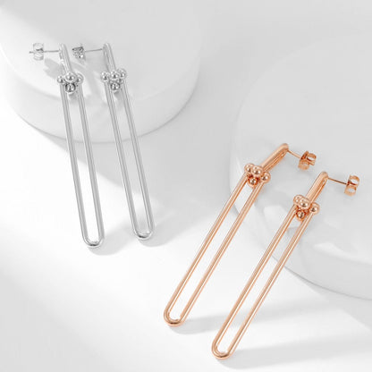 [Regalia Jewels]HARDWEAR LONG DROP EARRINGS
