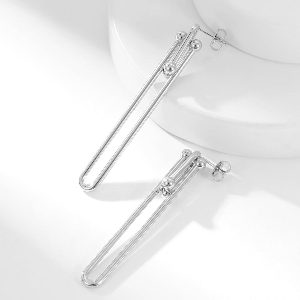 [Regalia Jewels]HARDWEAR LONG DROP EARRINGS