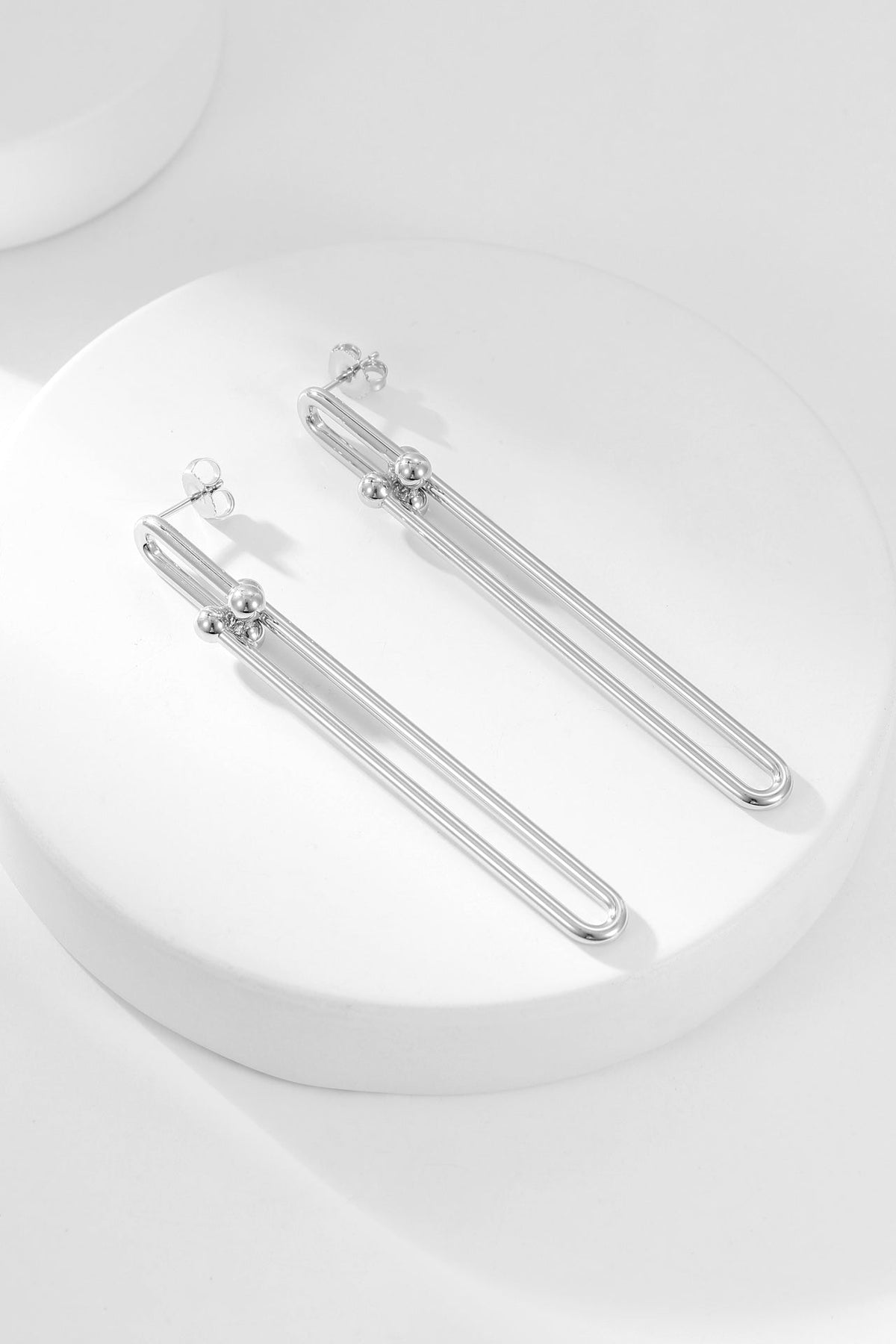 [Regalia Jewels]HARDWEAR LONG DROP EARRINGS