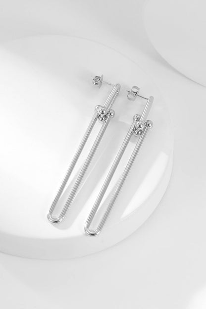 [Regalia Jewels]HARDWEAR LONG DROP EARRINGS